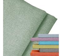 DOGACA Housse de Coussin D'assise, Housse de Rechange en Lin, Lavable for Chaise, Banc, Camping Jardin comme Coussin d'assise, Couvre-siège, avec Fermeture éclair(Green,100x45x5cm)