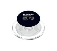 Dogaholic Définition drôle Amoureux des Chiens PopSockets PopGrip pour MagSafe
