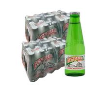 Doğal Maden Suyu Lot de 24 bouteilles d'eau minérale naturelle turque en verre de 250 ml - Légèrement pétillante et au goût croustillant - Saveurs originales et fruitées (naturel)