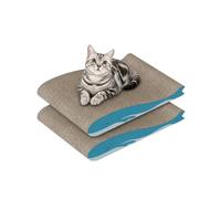 Dogat Lot de 2 Planches à gratter pour Chat - en Carton incurvé Double Face - 42 x 30 x 6,5 cm - Meubles à gratter résistants à l'usure - pour se Reposer et Jouer