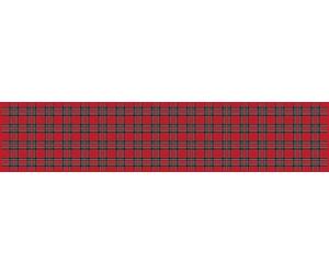 Doge Milano Chemin de cuisine, 100% Made in Italy, Tapis antitache avec impression numérique, Chemin de table antidérapant et lavable, Modèle Tartan - Dalya, cm 240x52