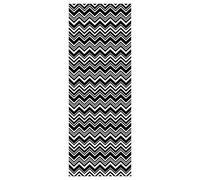 Doge Milano Chemin de cuisine, 100% Made in Italy, Tapis antitache avec impression numérique, Coulisse antidérapante et lavable, Optique - Modèle Anais, 140x52 cm