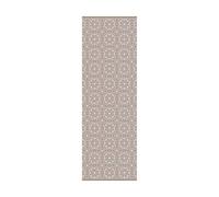 Doge Milano Chemin de cuisine, 100% Made in Italy, Tapis résistant aux taches avec impression numérique, Tapis antidérapant et lavable, Motif géométrique - Debra, cm 240x52