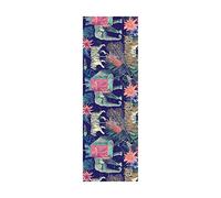 Doge Milano Chemin de cuisine, 100% Made in Italy, Tapis résistant aux taches avec impression numérique, Tapis antidérapant et lavable, Motif géométrique - Della, cm 180x52