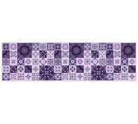 Doge Milano Chemin de cuisine, 100% Made in Italy, Tapis résistant aux taches avec impression numérique, Tapis antidérapant et lavable, Modèle Maiolica - Bella, cm 180x52