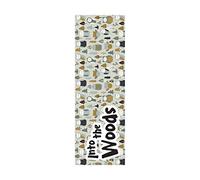 Doge Milano Chemin de cuisine, 100% Made in Italy, Tapis résistant aux taches avec impression numérique, Tapis antidérapant et lavable, Motif géométrique - Delores, 180x52 cm