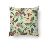 Doge Milano Coussin avec impression numérique, 100% Made in Italy, Coussin de canapé décoratif, amovible et lavable, modèle de Noël - Leonarda, cm 40x40x5