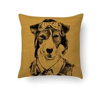 Doge Milano Coussin avec impression numérique, 100% Made in Italy, Coussin de canapé décoratif, amovible et lavable, modèle Mauricio, 40x40x5 cm
