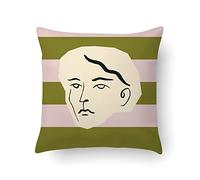Doge Milano Coussin avec impression numérique, 100% Made in Italy, Coussin de canapé décoratif, amovible et lavable, Modèle Nena, 40x40x5 cm