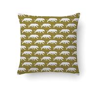 Doge Milano Coussin avec impression numérique, 100% Made in Italy, Coussin de canapé décoratif, amovible et lavable, modèle Myriam, 40x40x5 cm