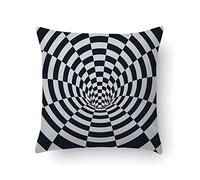 Doge Milano Coussin avec impression numérique, 100% Made in Italy, Coussin de canapé décoratif, amovible et lavable, modèle Nyota, 40x40x5 cm