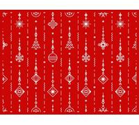 Doge Milano - Ensemble de 2 Sets de Table Rectangulaires, 100% Made in Italy, Sets de Table Américains avec Impression Numérique, Antidérapants et Lavables, Modèle de Noël - Tetty, 40x30 cm