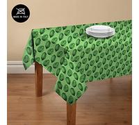 Doge Milano Nappe avec impression numérique, 100% Made in Italy Nappe antidérapante pour salle à manger, lavable et antitache, Modèle Maiolica - Rosie, cm 180x140