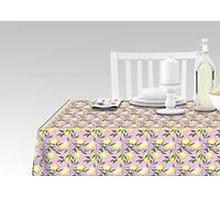 Doge Milano Nappe avec impression numérique, 100% Made in Italy Nappe antidérapante pour salle à manger, lavable et antitache, Modèle Hermes - Ronchis, cm 240x140