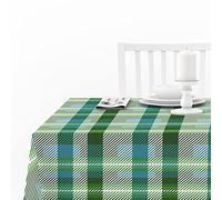 Doge Milano Nappe avec impression numérique, 100% Made in Italy Nappe antidérapante pour salle à manger, lavable et antitache, Modèle Natale - Rovigo, cm 180x140