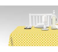 Doge Milano Nappe avec impression numérique, 100% Made in Italy Nappe antidérapante pour salle à manger, lavable et antitache, Modèle Maiolica - Rutshuru, cm 240x140