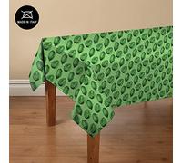 Doge Milano Nappe avec impression numérique, 100% Made in Italy Nappe antidérapante pour salle à manger, lavable et antitache, Modèle Maiolica - Rosie, cm 140x140