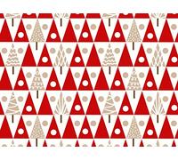 Doge Milano Set de 2 sets de table rectangulaires, 100% Made in Italy, sets de table américains avec impression numérique, antidérapants et lavables, modèle de Noël - Saturnin, cm 40x30