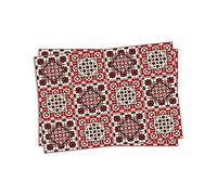 Doge Milano Set de 2 sets de table rectangulaires, 100% Made in Italy, Sets de table américains avec impression numérique, antidérapants et lavables, Motif géométrique - Tori, 40x30 cm