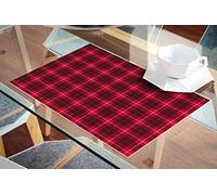 Doge Milano Set de 2 sets de table rectangulaires, 100% Made in Italy, sets de table américains avec impression numérique, antidérapants et lavables, modèle de Noël - Vivaan, cm 40x30