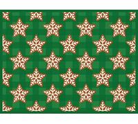 Doge Milano Set de 2 sets de table rectangulaires, 100% Made in Italy, sets de table américains avec impression numérique, antidérapants et lavables, modèle de Noël - Thalie, 40x30 cm