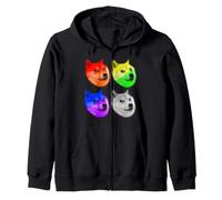 Dogecoin Doge HODL Crypto Meme Drôle Dogezilla Shibu Inu T Sweat à Capuche