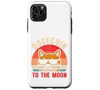 Dogecoin vers La Lune Rétro Crypto Trader Chien Shiba HODL Coque pour iPhone 11 Pro Max