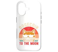 Dogecoin vers La Lune Rétro Crypto Trader Chien Shiba HODL Coque pour iPhone 17