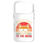 Dogecoin vers La Lune Rétro Crypto Trader Chien Shiba HODL Coque pour iPhone 17 Pro