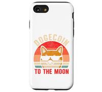 Dogecoin vers La Lune Rétro Crypto Trader Chien Shiba HODL Coque pour iPhone SE (2020) / 7/8