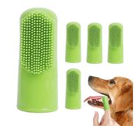 DogFinger Brosse à dents | 5,2 x 2,1 cm | Nettoyage des dents de chien | Brosse à dents et dentifrice pour chat | Kit de brossage des dents pour chiot | Brosse à dents pour animaux de compagnie de