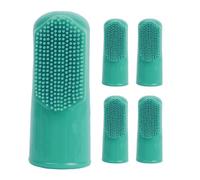DogFinger Brosse à dents | 5,2 x 2,1 cm | Nettoyage des dents de chien | Brosse à dents et dentifrice pour chat | Kit de brossage des dents pour chiot | Brosse à dents pour animaux de compagnie de