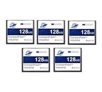Dogfish Carte Mémoire Compact Flash 128Mo 5 Pack Card CF Type I Haute Performance FAT16 pour Équipements Industriels et Appareils Photo Numériques Anciens