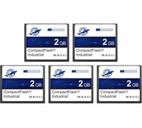 Dogfish Carte Mémoire Compact Flash 2Go 5 Pack, Carte Cf Type I Pour Équipement Industriel Et Appareil Photo Numérique Ancien Modèle