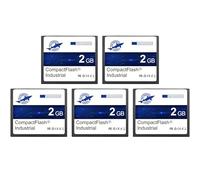 Dogfish Carte Mémoire Compact Flash 2Go 5 Pack, Carte CF Type I pour Équipement Industriel et Appareil Photo Numérique Ancien Modèle