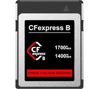 Dogfish CFexpress Carte mémoire de type B 512 Go jusqu'à 1700 Mo/s pour photos et vidéos 8K 4K RAW pour appareil photo professionnel Nikon Canon Panasonic