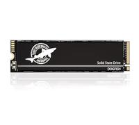 Dogfish SSD M.2 NVMe 4TB PCIe 4.0 Gen4 Disque dur interne SSD avec coussinets de dissipation thermique, jusqu'à 7 300 Mo/s, pour PS5 Gaming PC portable, M2 2280 4 To