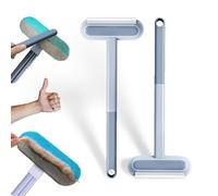 Doggocomfy 3 in 1 Pet Hair Remover, Durable Reusable Washable for Cat & Dog, Multifunctional Pet Hair Remover with Long Handle, for Cat, Dog, Couch, Window, Screen (2Pcs)