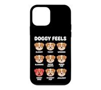 Doggy Feels Chart, Expressions des émotions des Chiots Coque pour iPhone 12 Mini