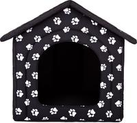 Doggy niche de chien chien lit de chien maison de chien chat lit d'animal XXL - 70x60 cm noir avec pattes