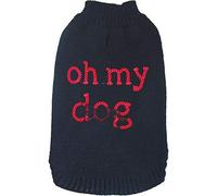 DOGGY Oh My Dog Fantaisie Pull pour Chien Noir Taille 40 1 Unité