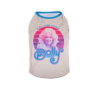 Doggy Parton All Star Show 22120724 Chemise Vintage pour Animaux de Compagnie Blanc Taille L