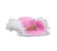 Doggy Parton Chapeau de cowgirl rose avec diadème pour animaux de compagnie - XS/S (22120705)