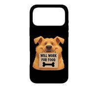 Doggy Will Work for Food Citation Cadeau pour Hommes, Femmes, Enfants Coque pour iPhone 17 Pro Max