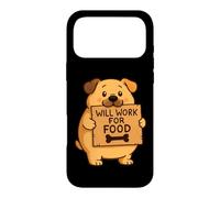 Doggy Will Work for Food Citation Cadeau pour Hommes, Femmes, Enfants Coque pour iPhone 17 Pro Max