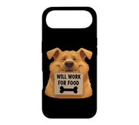 Doggy Will Work for Food Citation Cadeau pour Hommes, Femmes, Enfants Coque pour iPhone Air