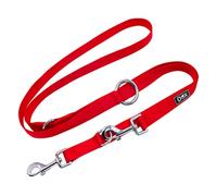 Doggy-world Laisse pour chien ajustable en nylon Robuste, stable, confortable, souple, colorée Pour chiens de petite et grande taille Plusieurs coloris 4 longueurs au choix (1,0 m - 2,0 m)