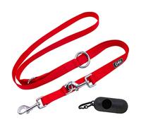 Doggy-world Laisse pour chien ajustable en nylon Robuste, stable, confortable, souple, colorée Pour chiens de petite et grande taille Plusieurs coloris 4 longueurs au choix (1,0 m - 2,0 m)