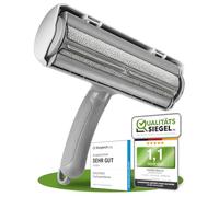 DOGGYBOO Épilateur auto-nettoyant pour poils d'animaux - Rouleau anti-peluches de qualité supérieure pour poils de chien et de chat, réutilisable pour canapé, tapis, lit et voiture (gris)