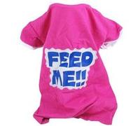 Dogi - T-shirt pour chien Feed me - Taille L - Rose Rose G